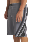 Fluid 2K Pro Boardshorts in Pewter