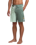 The Billabong Mens Sunshine LT Volley Shorts in Green Tea