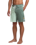 The Billabong Mens Sunshine LT Volley Shorts in Green Tea