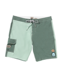 The Billabong Mens Sunshine LT Volley Shorts in Green Tea