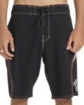 Straddie Pro Boardshorts in Black