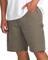 The Billabong Mens Bad Dog Walkshorts in Brown