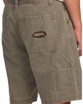 The Billabong Mens Bad Dog Walkshorts in Brown