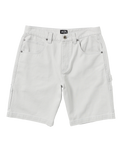 Bad Dog Workwear Shorts in Silver