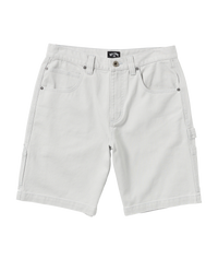 Bad Dog Workwear Shorts in Silver