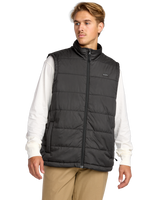 The Billabong Mens Journey Puffer Gilet in Black