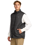 The Billabong Mens Journey Puffer Gilet in Black