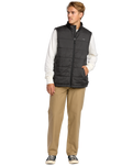 The Billabong Mens Journey Puffer Gilet in Black