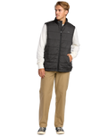 The Billabong Mens Journey Puffer Gilet in Black