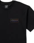 The Billabong Mens Walled T-Shirt in Black