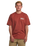 The Billabong Mens Walled T-Shirt in Dusty Red