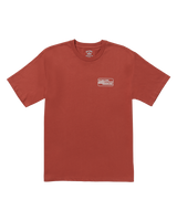 The Billabong Mens Walled T-Shirt in Dusty Red