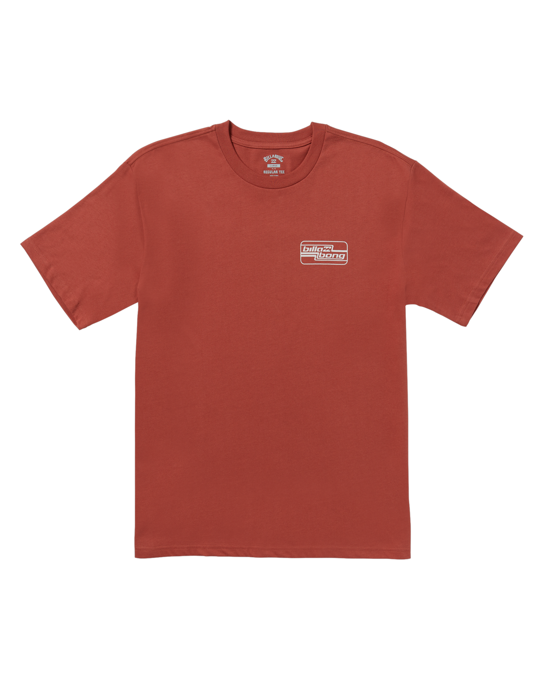 The Billabong Mens Walled T-Shirt in Dusty Red