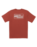 The Billabong Mens Walled T-Shirt in Dusty Red
