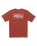 The Billabong Mens Walled T-Shirt in Dusty Red