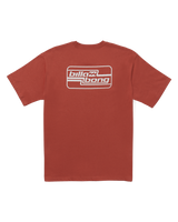 The Billabong Mens Walled T-Shirt in Dusty Red