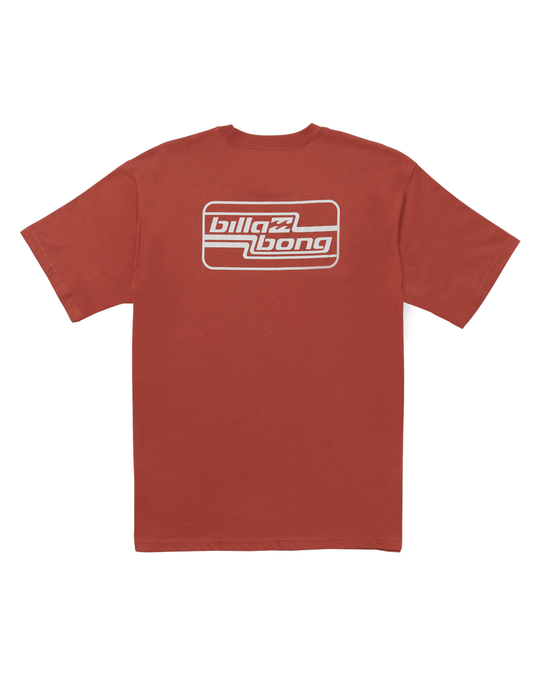 The Billabong Mens Walled T-Shirt in Dusty Red