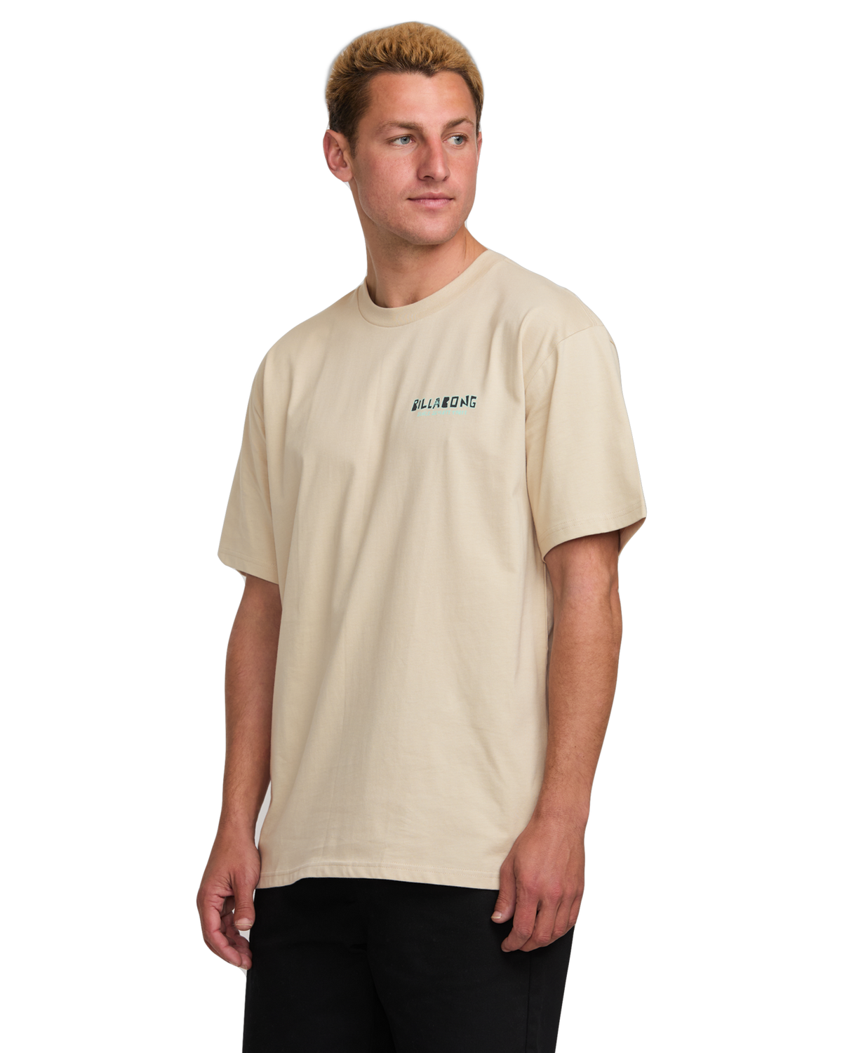 The Billabong Mens Twin Peaks T-Shirt in Bleached Sand