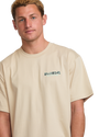 The Billabong Mens Twin Peaks T-Shirt in Bleached Sand