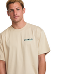 The Billabong Mens Twin Peaks T-Shirt in Bleached Sand