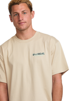 The Billabong Mens Twin Peaks T-Shirt in Bleached Sand
