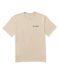 The Billabong Mens Twin Peaks T-Shirt in Bleached Sand