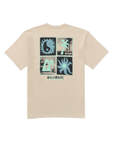The Billabong Mens Twin Peaks T-Shirt in Bleached Sand