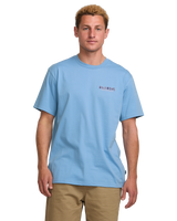 The Billabong Mens Twin Peaks T-Shirt in Sky Blue