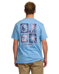 The Billabong Mens Twin Peaks T-Shirt in Sky Blue