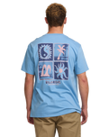 The Billabong Mens Twin Peaks T-Shirt in Sky Blue