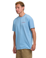The Billabong Mens Twin Peaks T-Shirt in Sky Blue