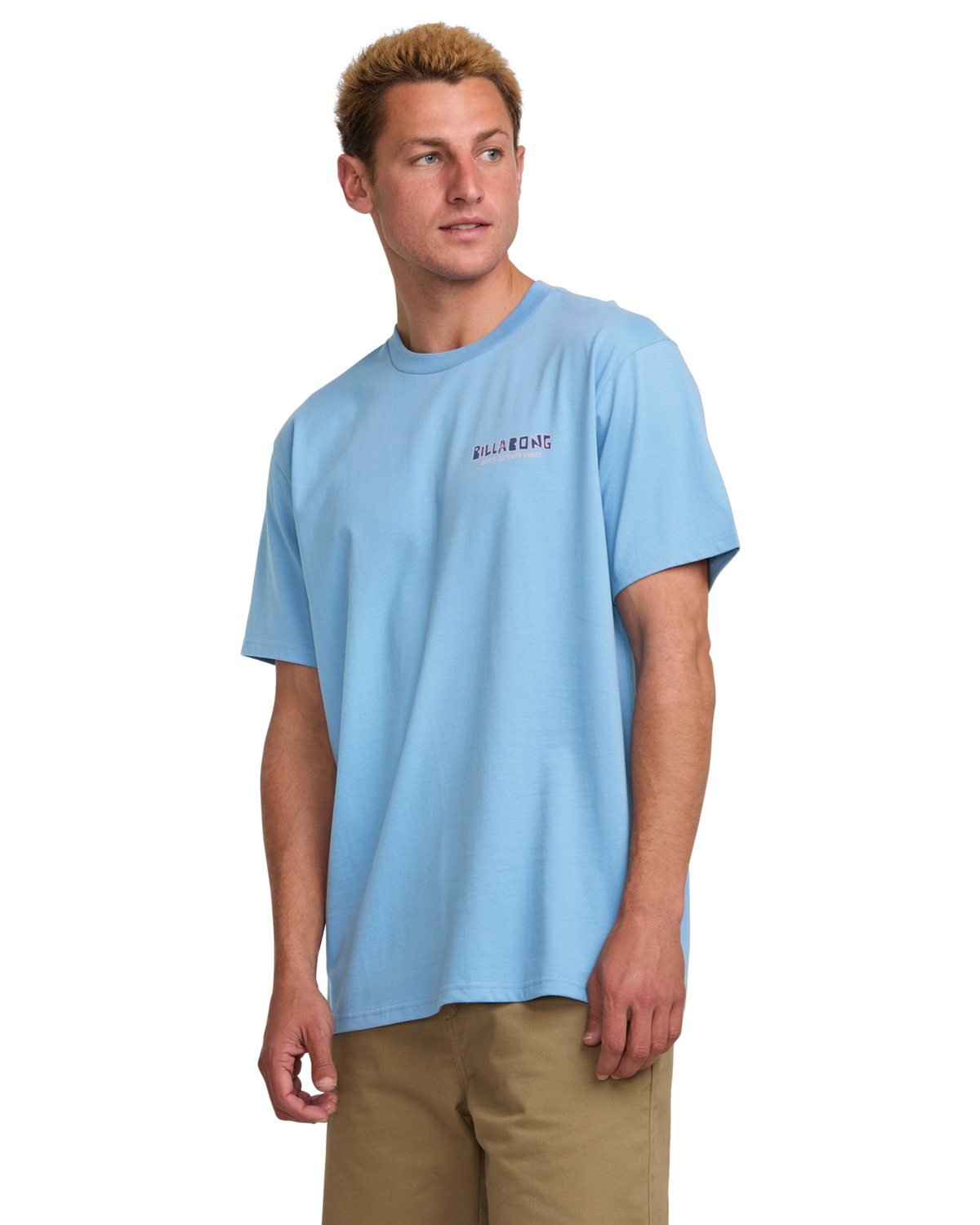 The Billabong Mens Twin Peaks T-Shirt in Sky Blue