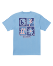 The Billabong Mens Twin Peaks T-Shirt in Sky Blue