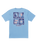 The Billabong Mens Twin Peaks T-Shirt in Sky Blue