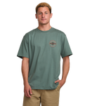 The Billabong Mens Rotor Diamond T-Shirt in Dark Slate