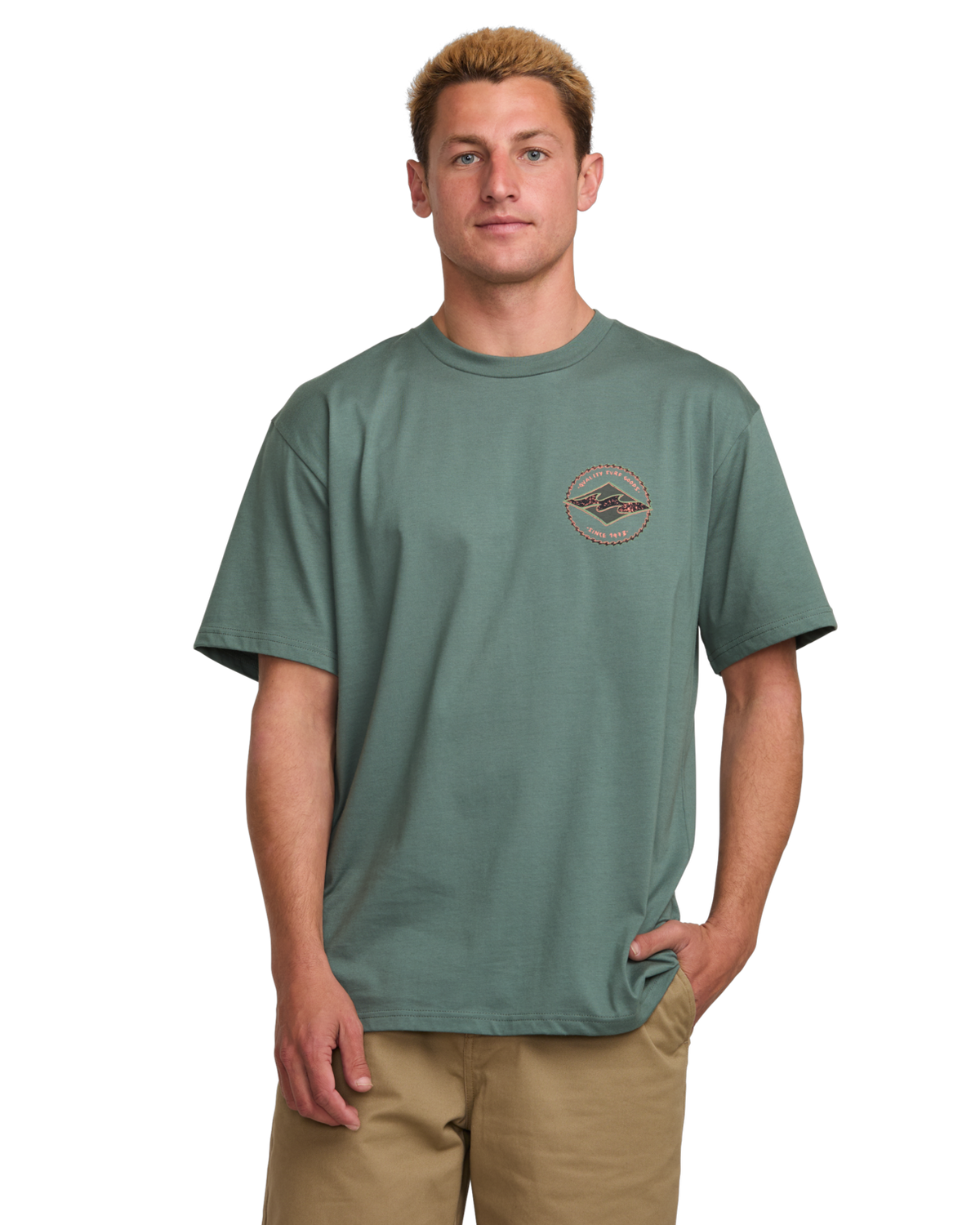 The Billabong Mens Rotor Diamond T-Shirt in Dark Slate