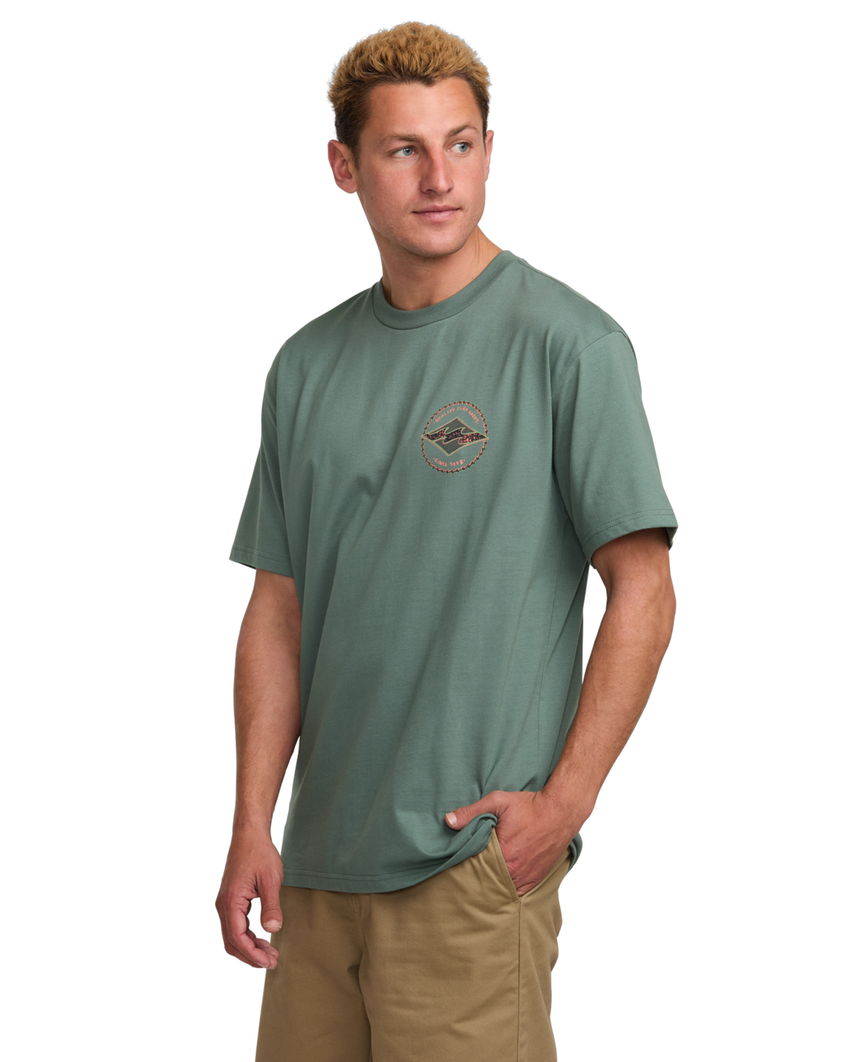 The Billabong Mens Rotor Diamond T-Shirt in Dark Slate