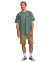 The Billabong Mens Rotor Diamond T-Shirt in Dark Slate