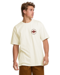 The Billabong Mens Rotor Diamond T-Shirt in Off White