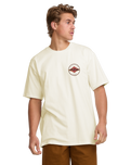 The Billabong Mens Rotor Diamond T-Shirt in Off White
