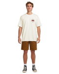 The Billabong Mens Rotor Diamond T-Shirt in Off White