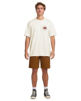 The Billabong Mens Rotor Diamond T-Shirt in Off White