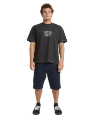 The Billabong Mens Bad Dog OG T-Shirt in Black Vintage