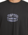 The Billabong Mens Bad Dog OG T-Shirt in Black Vintage