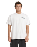The Billabong Mens Spec 73 Bio Arch OG T-Shirt in Fog Gray