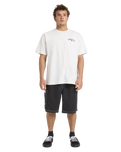 The Billabong Mens Spec 73 Bio Arch OG T-Shirt in Fog Gray