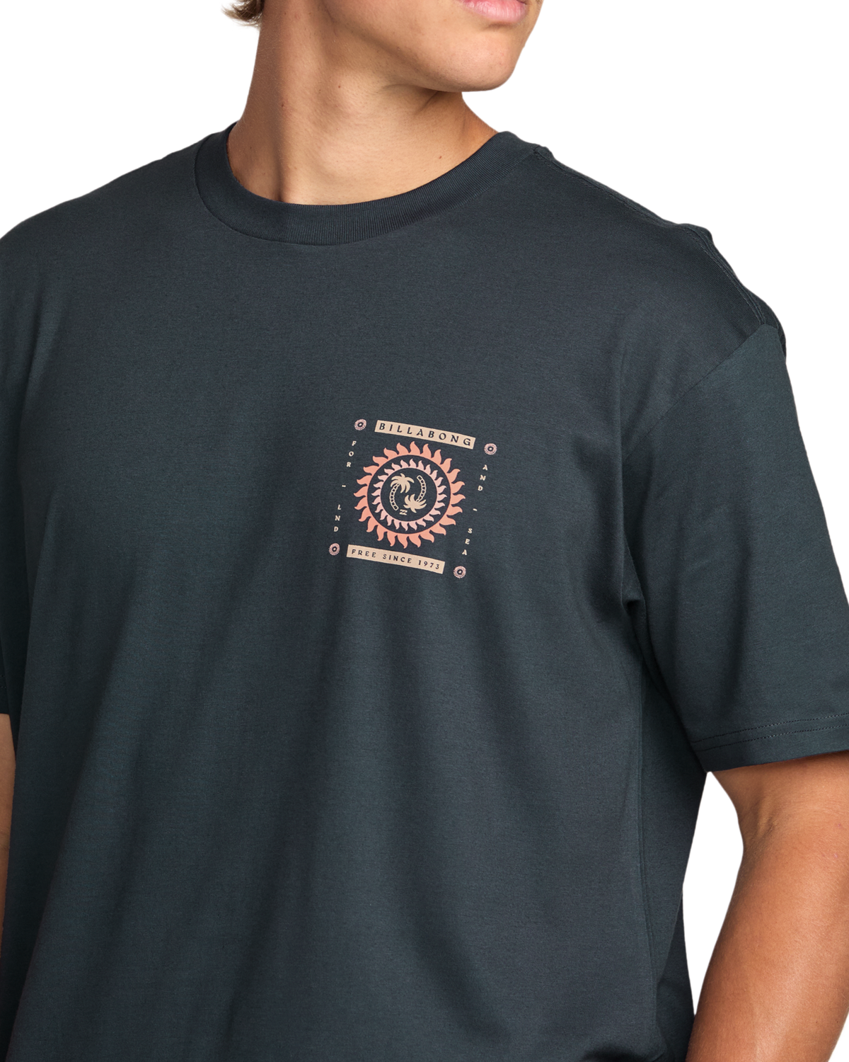 The Billabong Mens Spun Out Premium T-Shirt in Aged Indigo