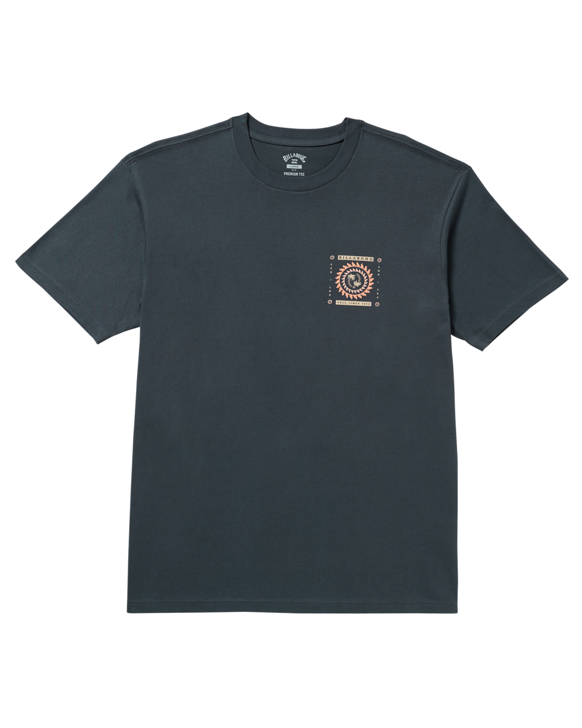 The Billabong Mens Spun Out Premium T-Shirt in Aged Indigo