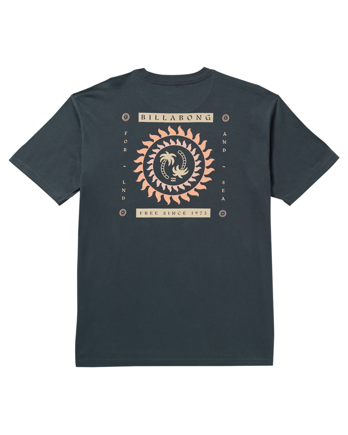 The Billabong Mens Spun Out Premium T-Shirt in Aged Indigo