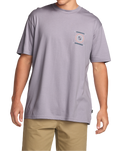 The Billabong Mens Spun Out Premium T-Shirt in Light Purple